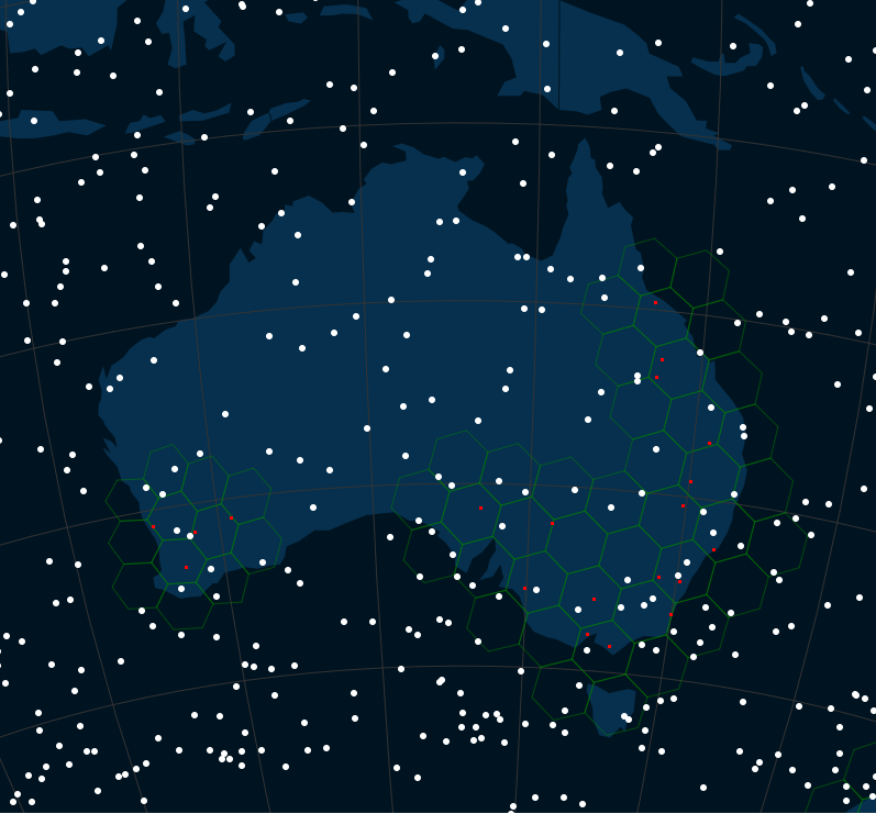 Starlink Internet Map